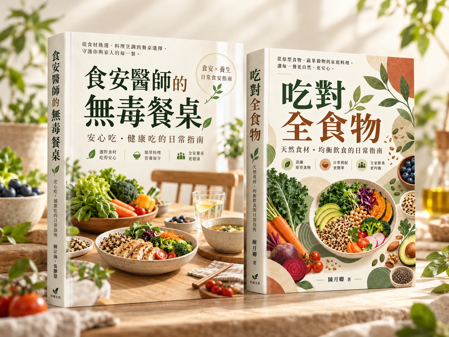 食安醫師的無毒餐桌與吃對全食物雙書展示